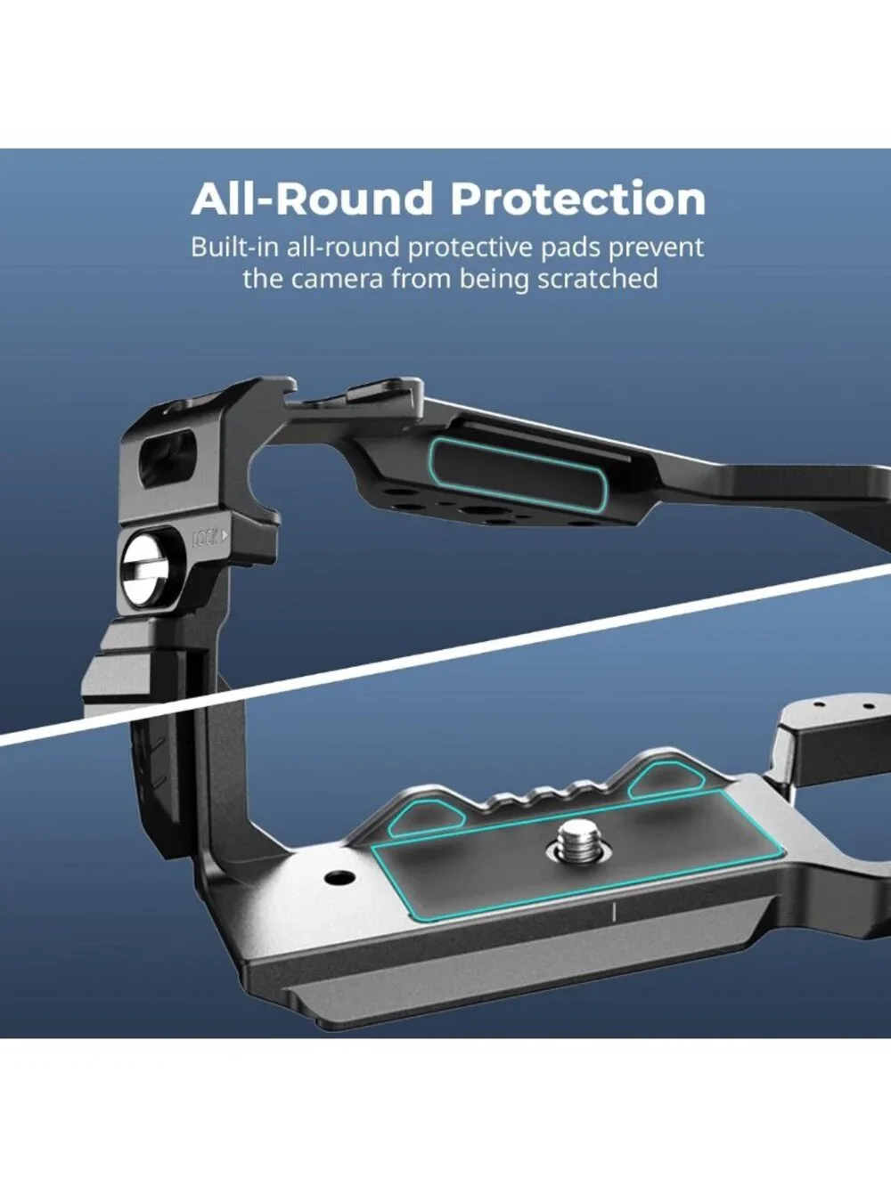 Quick Release Camera Cage for Sony Alpha 7 Series | Lightweight, Durable Design